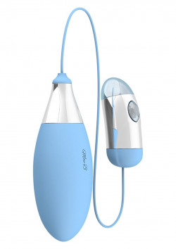 Голубой вибростимулятор Soft Touch Stimulator - 10 см.