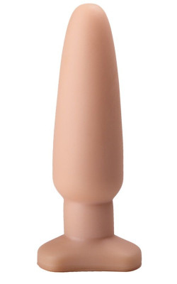 Телесный анальный плаг среднего размера - 18 см. Телесный анальный плаг среднего размера - 18 см.