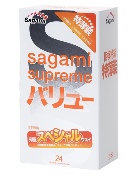 Ультратонкие презервативы Sagami Xtreme Superthin - 24 шт. Ультратонкие презервативы Sagami Xtreme Superthin - 24 шт.