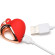 Красное ожерелье с подвеской-вибратором 10X Vibrating Silicone Heart Necklace Красное ожерелье с подвеской-вибратором 10X Vibrating Silicone Heart Necklace