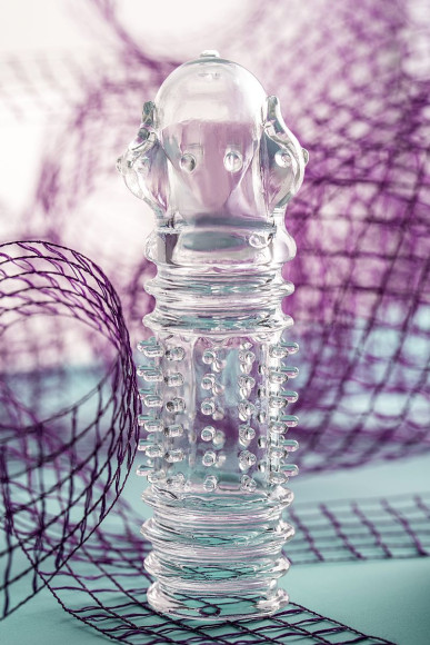 Прозрачная насадка на пенис TOYFA A-Toys с расширенной головкой - 15,3 см. Прозрачная насадка на пенис TOYFA A-Toys с расширенной головкой - 15,3 см.