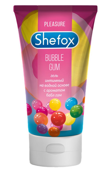 Интимная гель-смазка Shefox «Бабл гам» - 50 мл. Интимная гель-смазка Shefox «Бабл гам» - 50 мл.