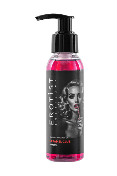 Разогревающее массажное масло Erotist Caramel Club с ароматом барбариса - 100 мл. Разогревающее массажное масло Erotist Caramel Club с ароматом барбариса - 100 мл.