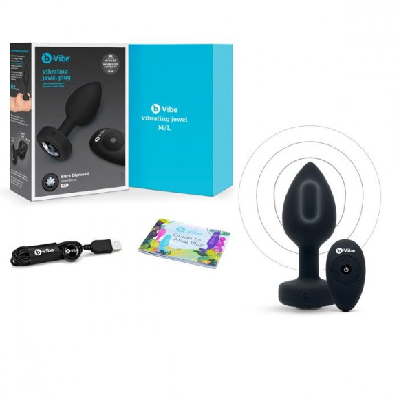 Черная анальная вибровтулка с кристаллом Vibrating Jewel Plug M/L - 10,5 см. Черная анальная вибровтулка с кристаллом Vibrating Jewel Plug M/L - 10,5 см.