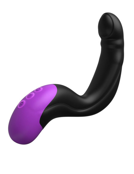Черно-фиолетовый вибромассажёр простаты Hyper-Pulse P-Spot Massager Черно-фиолетовый вибромассажёр простаты Hyper-Pulse P-Spot Massager
