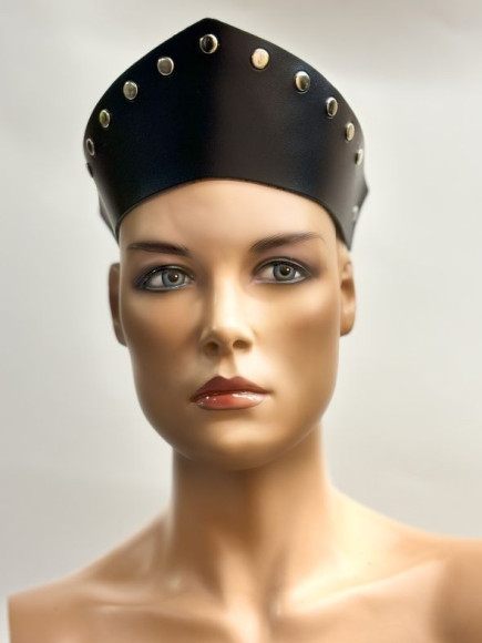 Черный кокошник-ободок «Стелла» Черный кокошник-ободок «Стелла»