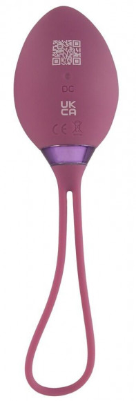 Фиолетовый вагинальный шарик ROVANA RC Love Ball