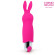 Розовый вибромассажёр в форме зайчика - 12,5 см. Розовый вибромассажёр в форме зайчика - 12,5 см.