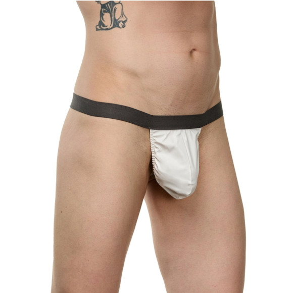 Мужские трусы-стринги на поясе-резинке Мужские трусы-стринги на поясе-резинке