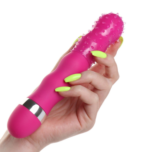 Силиконовая рельефная насадка на палец или вибратор Силиконовая рельефная насадка на палец или вибратор