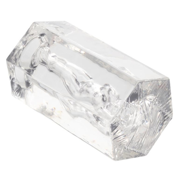 Прозрачный мастурбатор Olivia с внутренним рельефом в виде женского тела Прозрачный мастурбатор Olivia с внутренним рельефом в виде женского тела