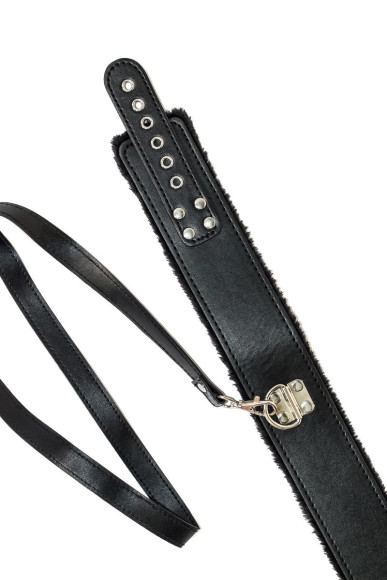 Черный ошейник Circus с поводком Черный ошейник Circus с поводком