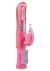 Розовый вибратор Happy Hugging Butterfly - 22,5 см.