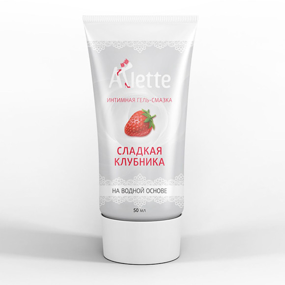 Интимная гель-смазка на водной основе Arlette Сладкая клубника - 50 мл. Интимная гель-смазка на водной основе Arlette Сладкая клубника - 50 мл.