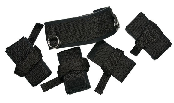 Набор для фиксации рук и ног к ошейнику Fesselset-System Набор для фиксации рук и ног к ошейнику Fesselset-System