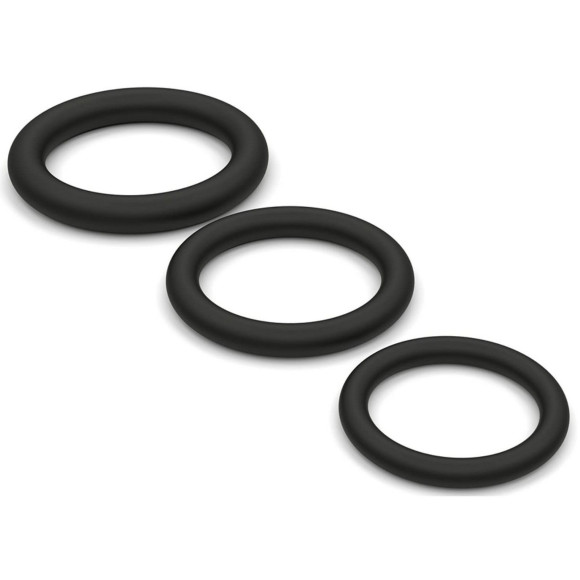 Набор из 3 черных эрекционных колец «Оки-Чпоки» Набор из 3 черных эрекционных колец «Оки-Чпоки»