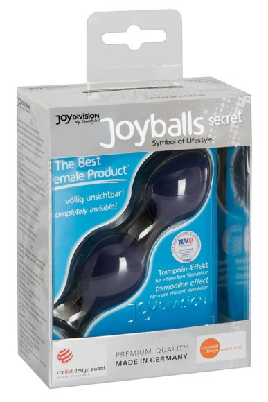 Синие вагинальные шарики Joyballs Secret Синие вагинальные шарики Joyballs Secret