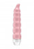 Розовый фигурный вибратор Lacee с тонким кончиком - 15,5 см.