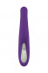 Фиолетовый вибратор с клиторальным отростком J3 - 24 см.