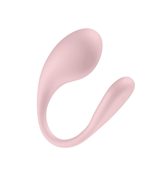 Розовое интерактивное виброяйцо Spot Розовое интерактивное виброяйцо Spot