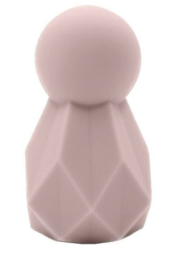 Розовый перезаряжаемый вибратор Polyhedron - 8 см. Розовый перезаряжаемый вибратор Polyhedron - 8 см.