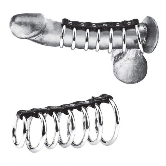 Хомут на пенис из 7 колец 7 Ring Gates Of Hell Хомут на пенис из 7 колец 7 Ring Gates Of Hell
