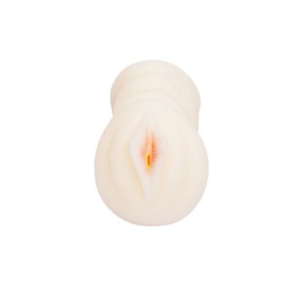 Мастурбатор-вагина с вибрацией от съёмного кольца - 14 см. Мастурбатор-вагина с вибрацией от съёмного кольца - 14 см.