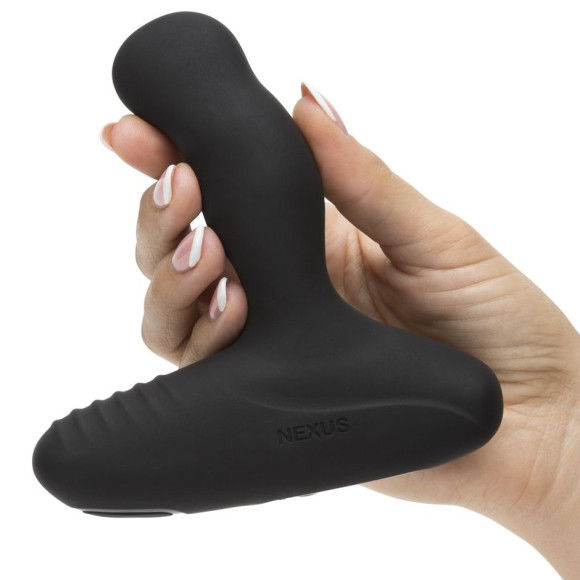 Чёрный массажер простаты NEXUS REVO INTENSE 2.0 с вращающейся головкой Чёрный массажер простаты NEXUS REVO INTENSE 2.0 с вращающейся головкой
