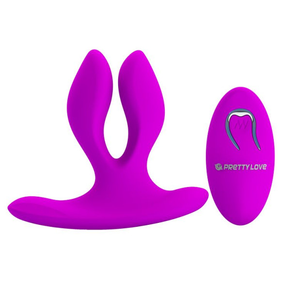 Универсальный вибромассажер для пар Magic Fingers U с пультом ДУ Универсальный вибромассажер для пар Magic Fingers U с пультом ДУ