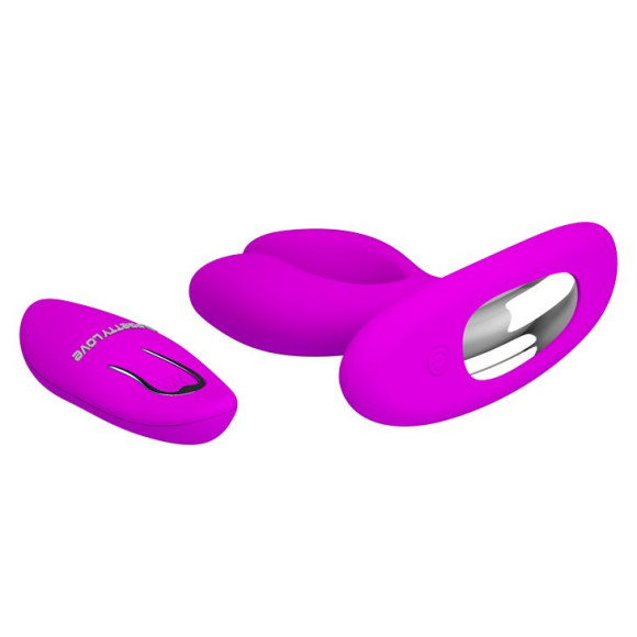 Универсальный вибромассажер для пар Magic Fingers U с пультом ДУ Универсальный вибромассажер для пар Magic Fingers U с пультом ДУ