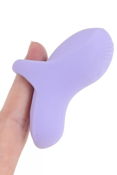 Сиреневый сенсорный вибромассажёр на палец Fuzu Sensa Сиреневый сенсорный вибромассажёр на палец Fuzu Sensa