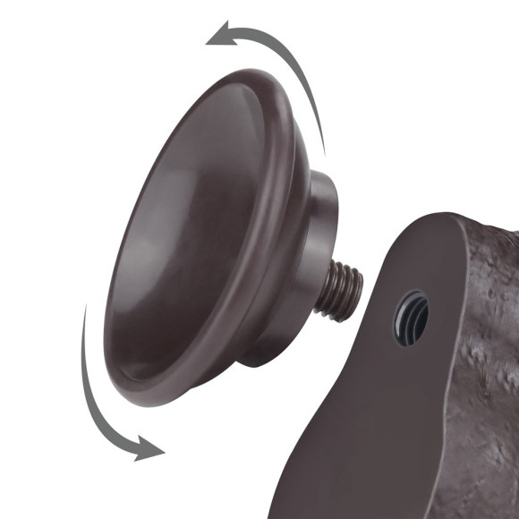 Коричневый фаллоимитатор 7.5 Sliding Skin Dual Layer Dong на присоске - 19,5 см. Коричневый фаллоимитатор 7.5 Sliding Skin Dual Layer Dong на присоске - 19,5 см.