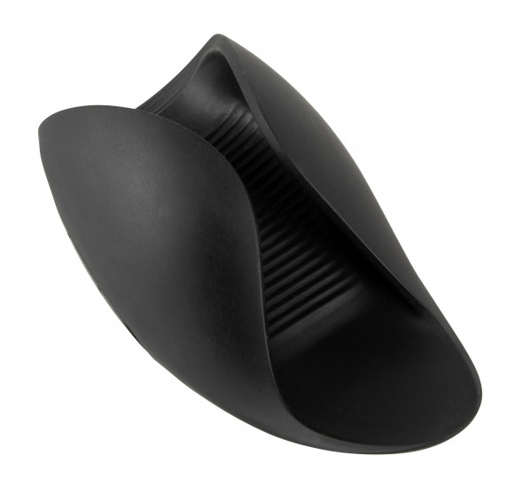 Черный мастурбатор с гибкими крылышками