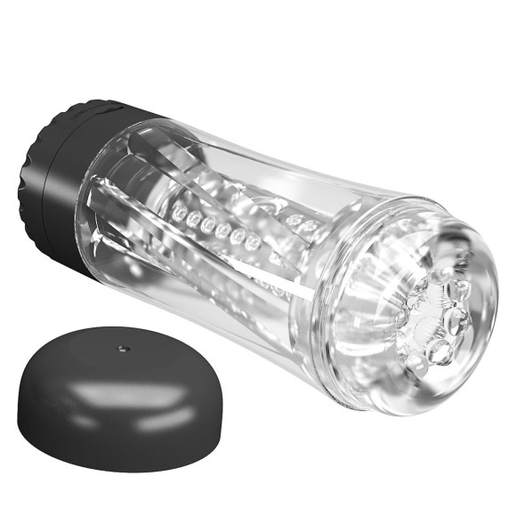 Прозрачный мастурбатор с вибрацией Tamara