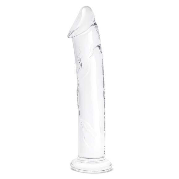 Большой стеклянный стимулятор 12’’ Glass Dildo With Veins & Flat Base - 28 см. Большой стеклянный стимулятор 12’’ Glass Dildo With Veins & Flat Base - 28 см.