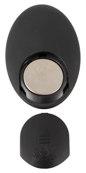 Черный вибростимулятор простаты RC Prostate Massager - 13,1 см.