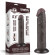 Коричневый фаллоимитатор 8 Sliding Skin Dual Layer Dong - 20 см. Коричневый фаллоимитатор 8 Sliding Skin Dual Layer Dong - 20 см.