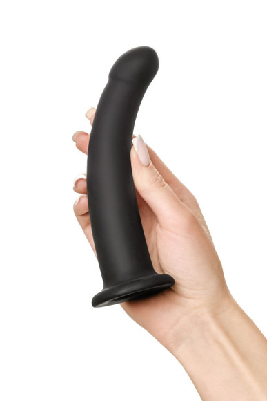 Черный анальный фаллоимитатор Serpens M - 17,5 см. Черный анальный фаллоимитатор Serpens M - 17,5 см.