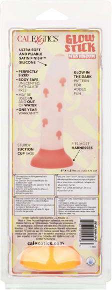 Светящийся в темноте фаллоимитатор Glow Stick Mushroom Светящийся в темноте фаллоимитатор Glow Stick Mushroom