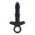 Черный анальный вибростимулятор с поступательными движениями Slayer - 20 см.