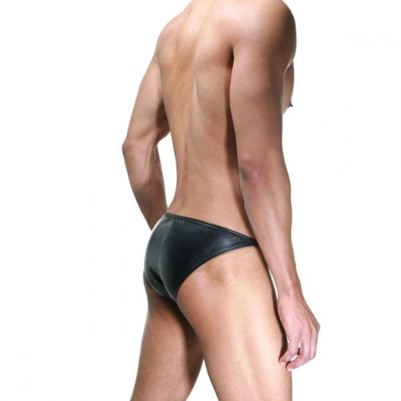 Мужские трусы-слипы с металлическим декором по бокам Мужские трусы-слипы с металлическим декором по бокам