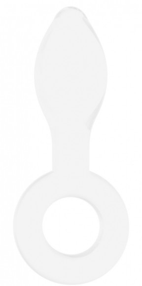 Белая анальная пробка Plugger - 11,9 см.