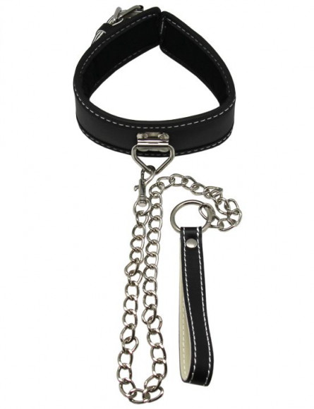 Пикантный БДСМ-набор на мягкой подкладке: наручники, поножи, ошейник с поводком, кляп Пикантный БДСМ-набор на мягкой подкладке: наручники, поножи, ошейник с поводком, кляп