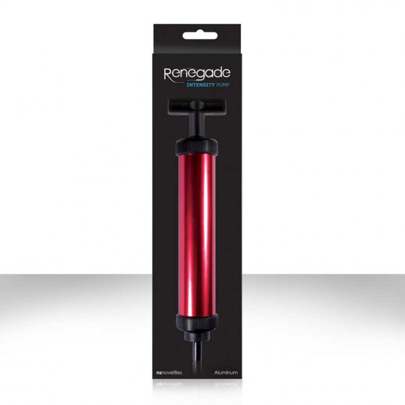 Красный насос-помпа для колб RENEGADE INTENSITY PUMP 