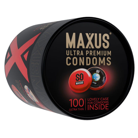 Ультратонкие презервативы в кейсе MAXUS So Much Sex - 100 шт. Ультратонкие презервативы в кейсе MAXUS So Much Sex - 100 шт.