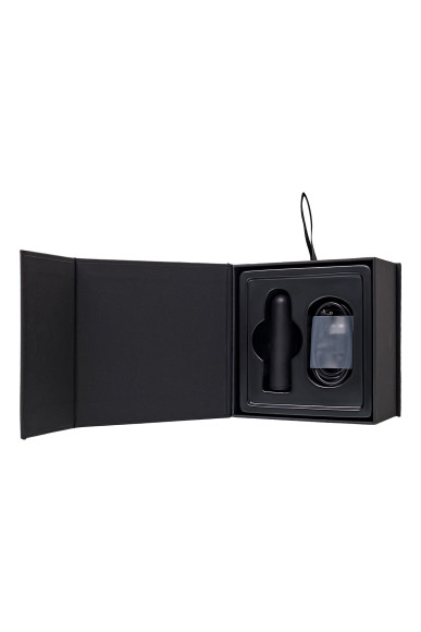 Черная перезаряжаемая вибропуля RealStick CALIBER - 7 см. Черная перезаряжаемая вибропуля RealStick CALIBER - 7 см.