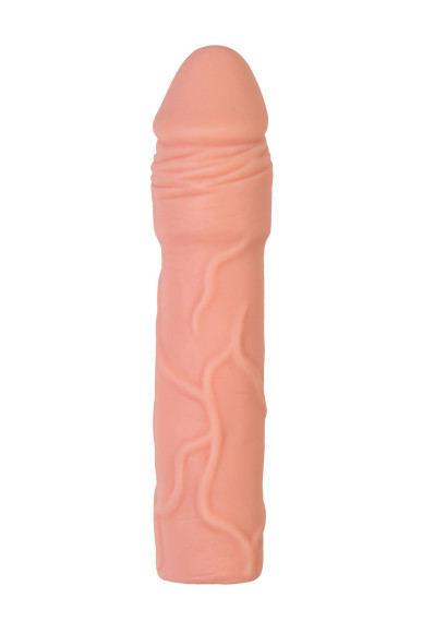 Телесная удлиняющая насадка с подхватом - 19 см. Телесная удлиняющая насадка с подхватом - 19 см.