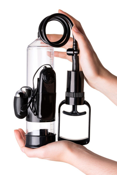 Вакуумная помпа A-toys с вибропулей и эрекционными кольцами Вакуумная помпа A-toys с вибропулей и эрекционными кольцами