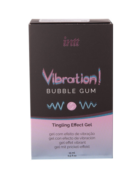 Жидкий интимный гель с эффектом вибрации Vibration! Bubble Gum - 15 мл. Жидкий интимный гель с эффектом вибрации Vibration! Bubble Gum - 15 мл.
