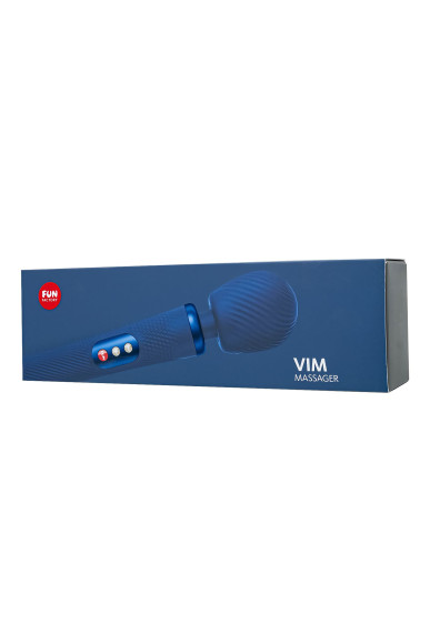 Синий вибромассажер Vim Vibrating Wand - 31,3 см. Синий вибромассажер Vim Vibrating Wand - 31,3 см.